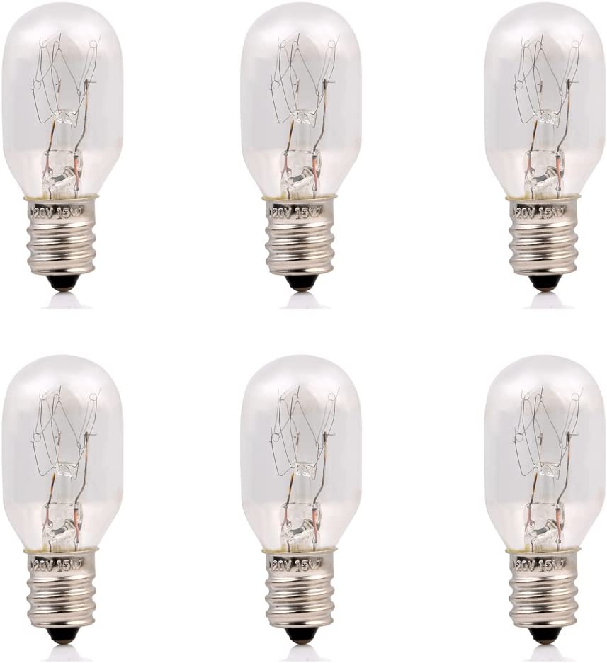 15Watt Himalayan Salt Lamp Bulbs 6Pack-E12 Socket Incandescent Bulbs 15Watt Himalayan Salt Lamp Bulbs 6Pack-E12 Socket Incandescent Bulbs